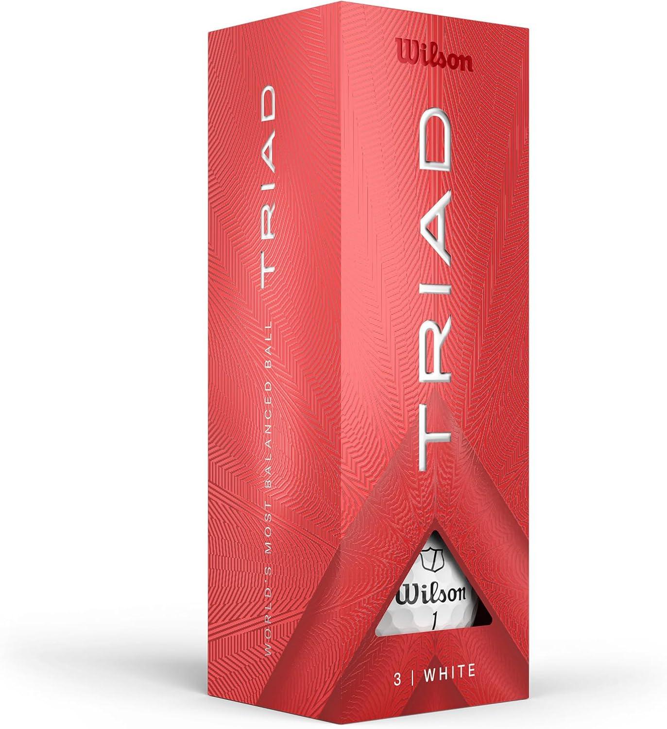 WILSON 2025 Triad Golf Balls: Precision, Spin & value Reviewed