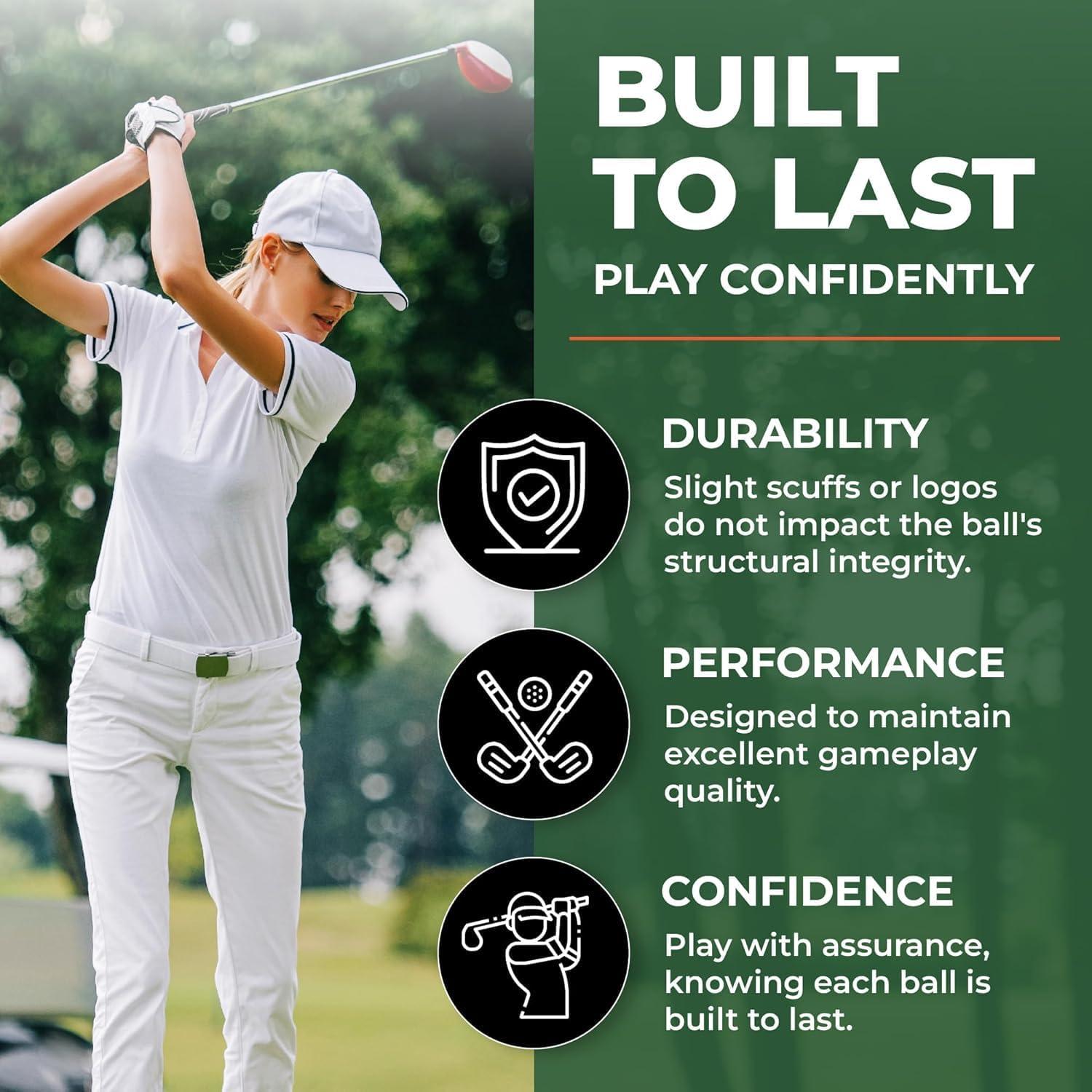 Top-quality Multi-Color Recycled⁣ Golf Balls for Less